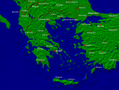 Griechenland Städte + Grenzen 1200x900